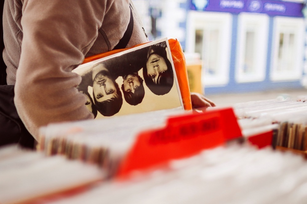 The Beatles record at the fair